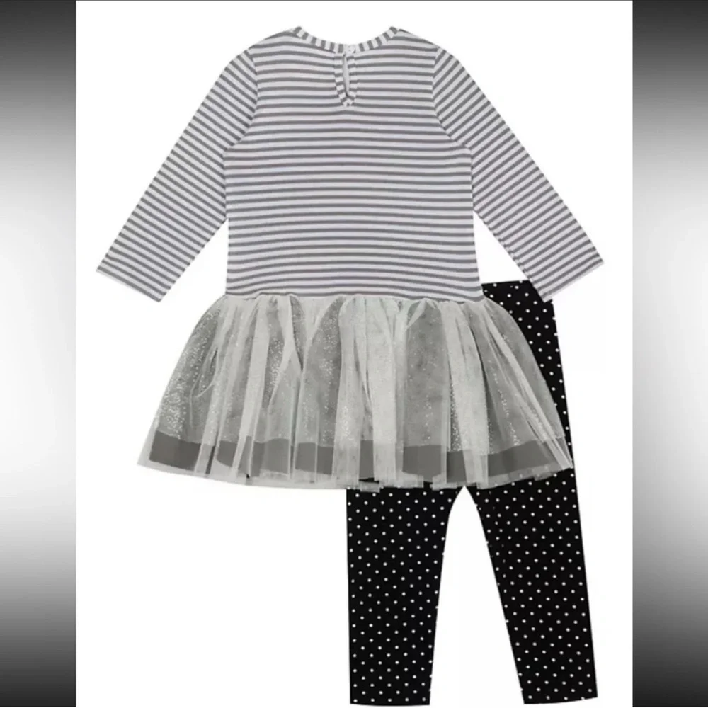 Ghost - Counting Daisies Girl's Baby’s Halloween 2 Piece Long Sleeve & Pant Set